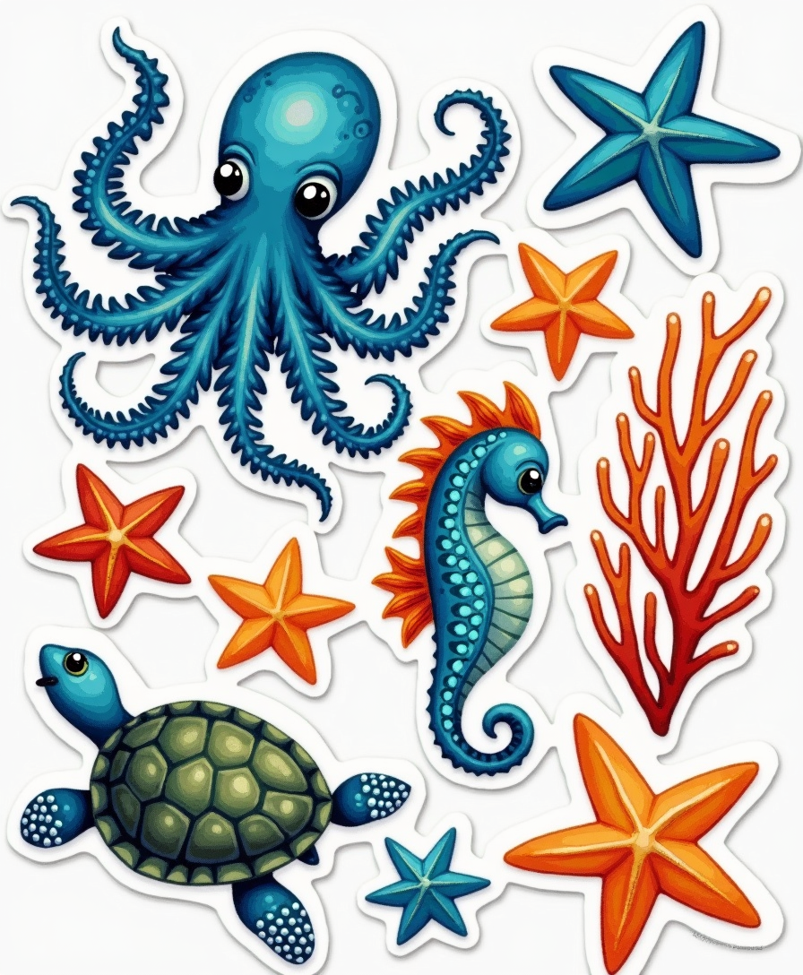 Animals & Wildlife - Sticker Sheet v38